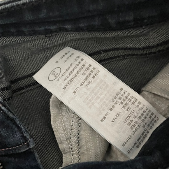 Abercrombie & Fitch Dark Blue Ankle Jeans - Picture 3 of 4